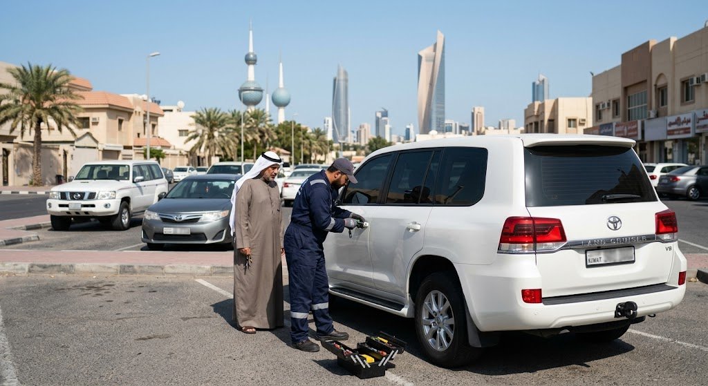 أفضل وأسرع خدمات فتح سيارات الفنيطيس بالكويت بدون خدش أو ضرر للباب