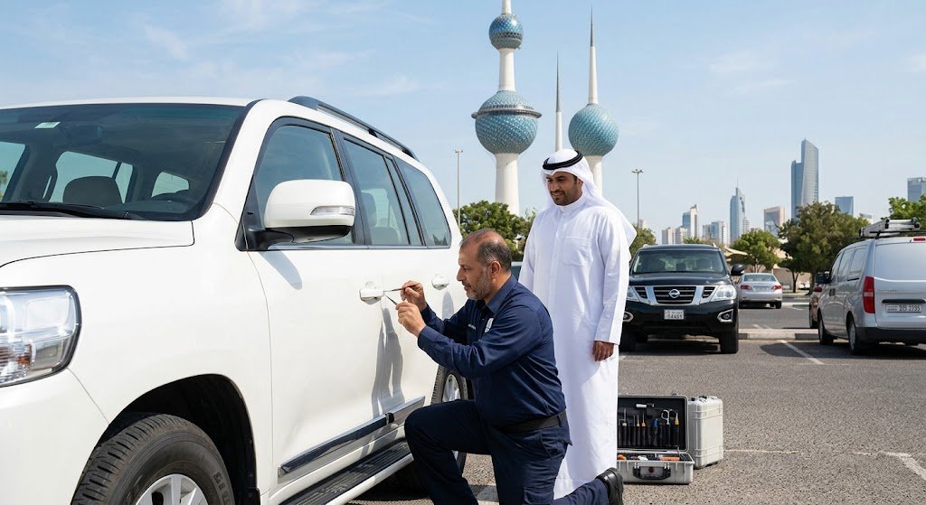فتح سيارات مقفلة الاحمدي بالكويت - خدمات فتح أبواب السيارات بأمان واحترافية