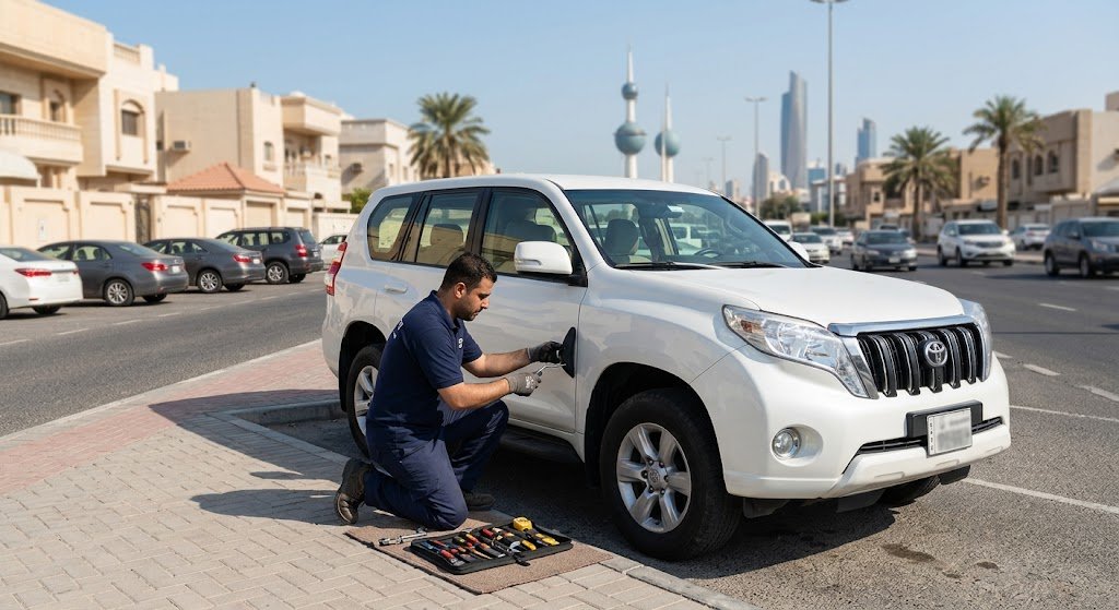 فتح سيارات مقفلة السالمية بالكويت - خدمات فتح أبواب السيارات المغلقة بأمان واحترافية