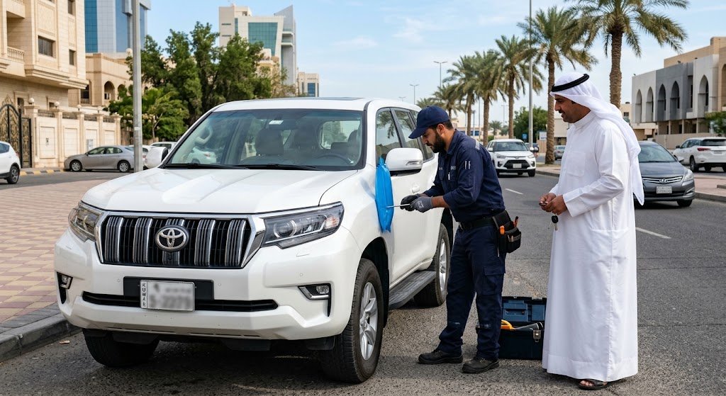 فتح سيارات مقفلة العدان بالكويت