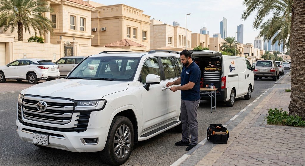 فتح سيارات مقفلة الفنيطيس بالكويت لتقديم أفضل خدمات فتح أقفال السيارات باحترافية وأمان